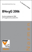 BVergG 2006 Bundesvergabegesetz 2006 idF Vergaberechtsnovelle 2012