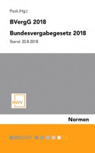 BVergG 2018 Bundesvergabegesetz 2018